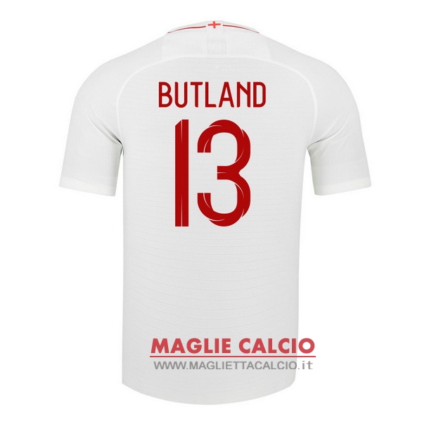 nuova maglietta inghilterra 2018 butland 13 prima